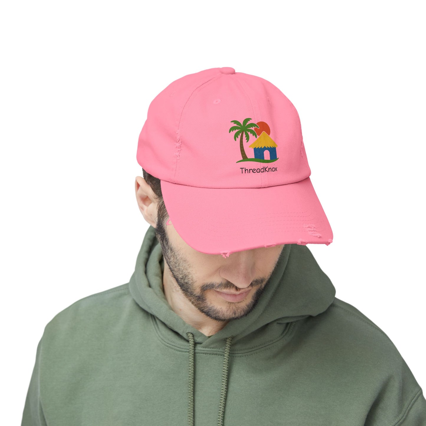 Tropical Vibes Distressed Cap