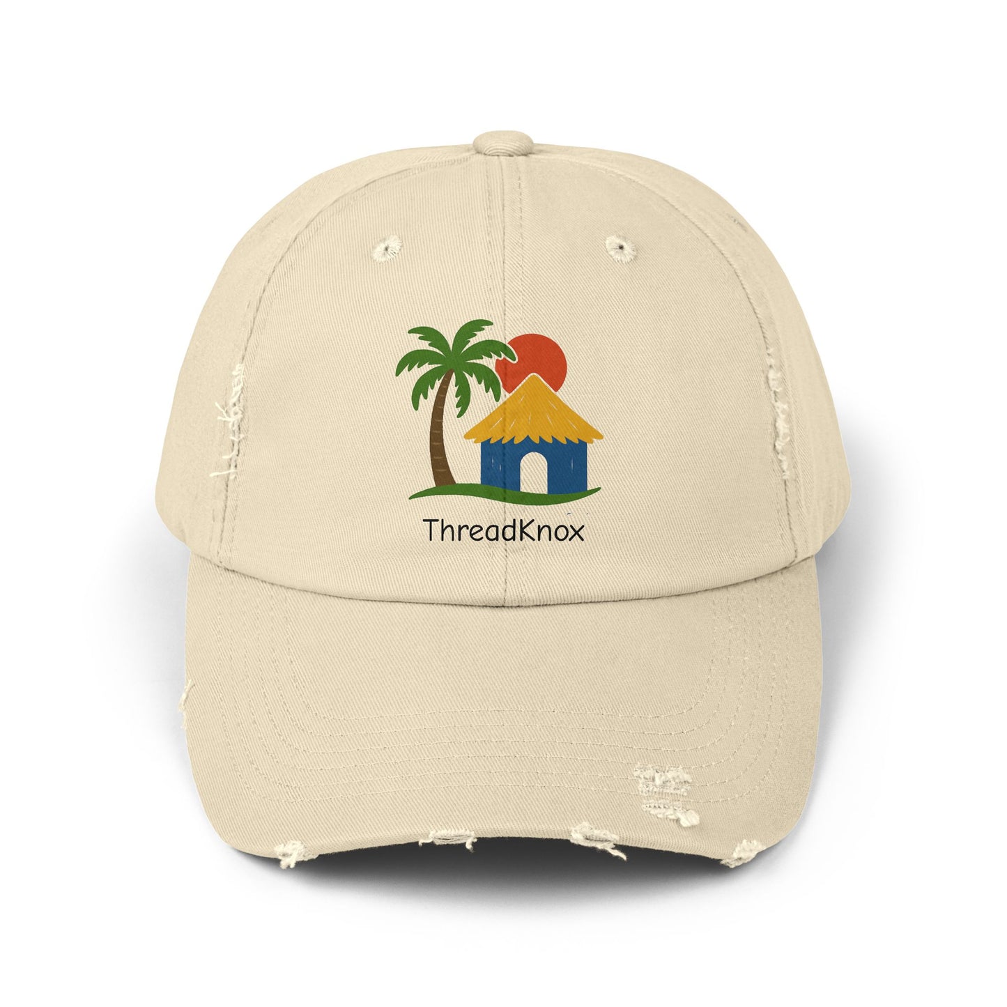 Tropical Vibes Distressed Cap