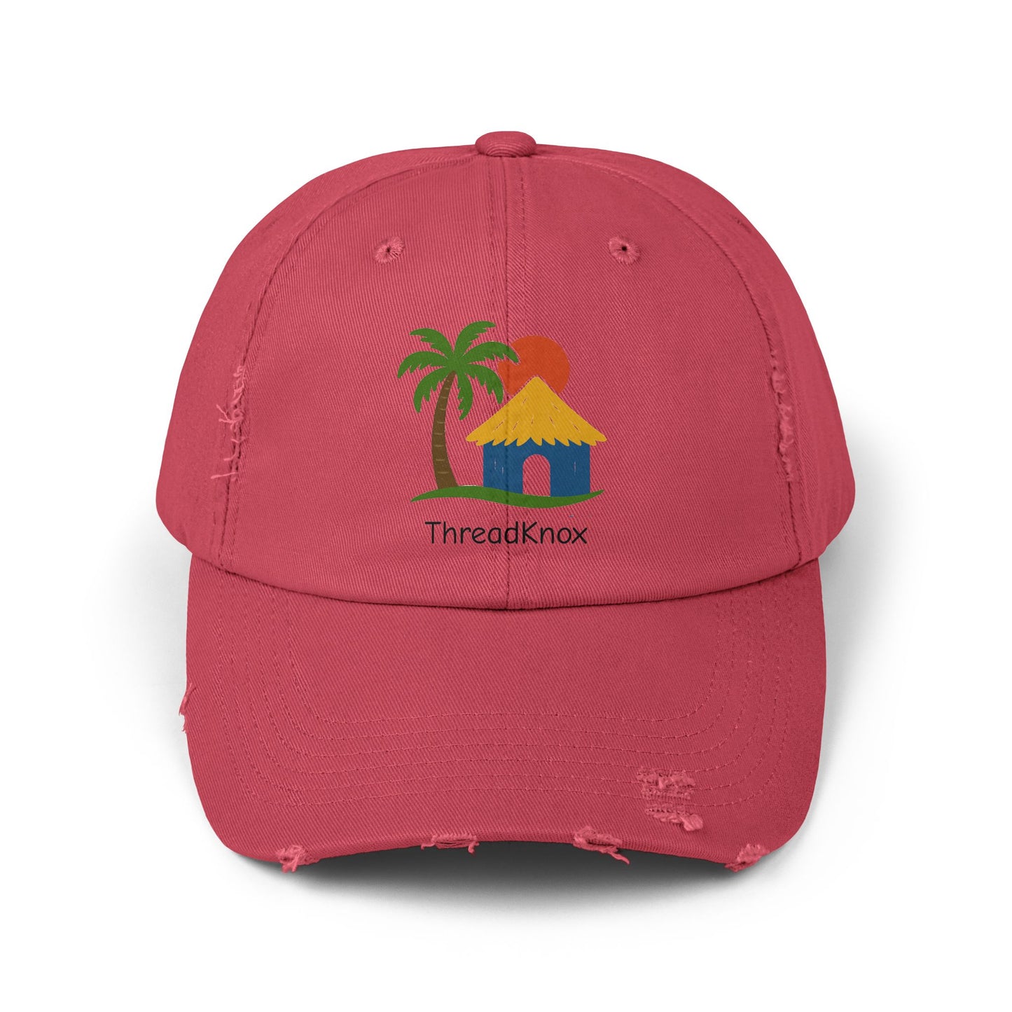 Tropical Vibes Distressed Cap