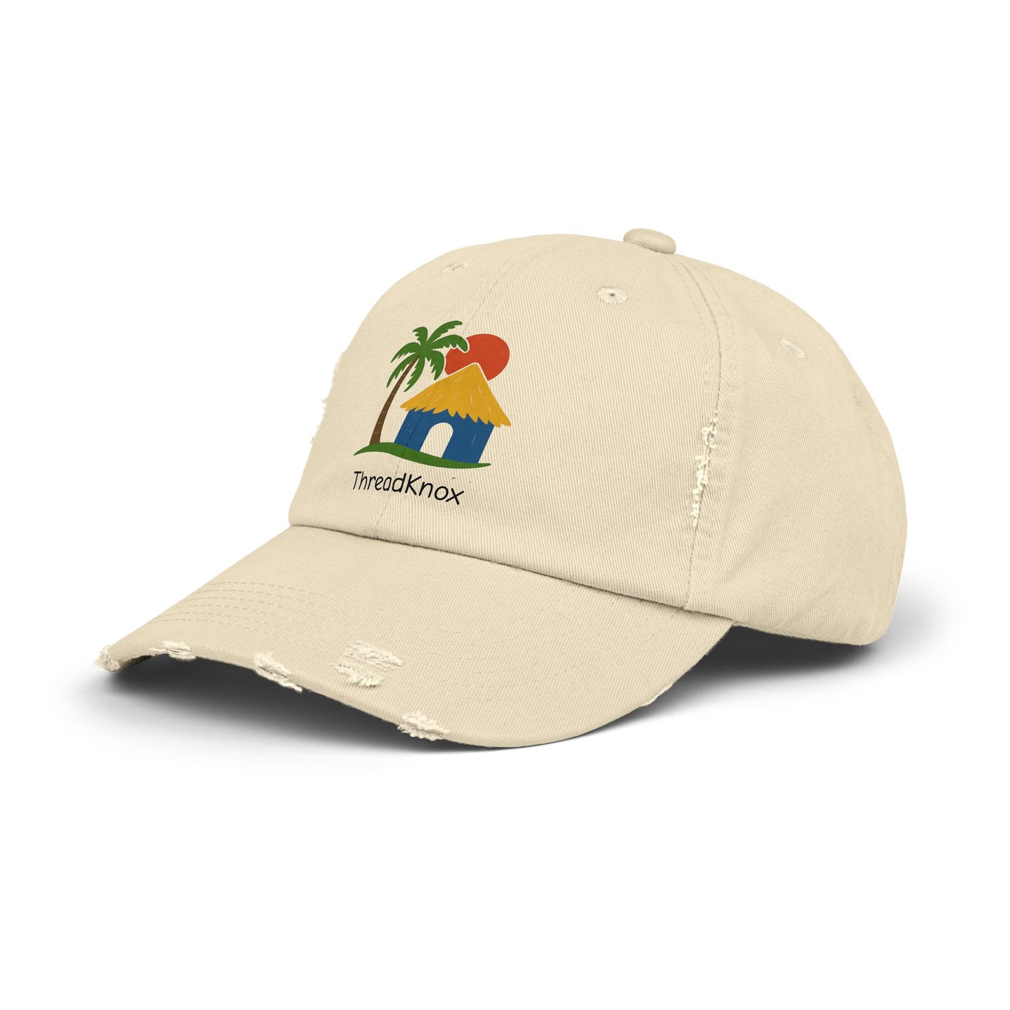 Tropical Vibes Distressed Cap