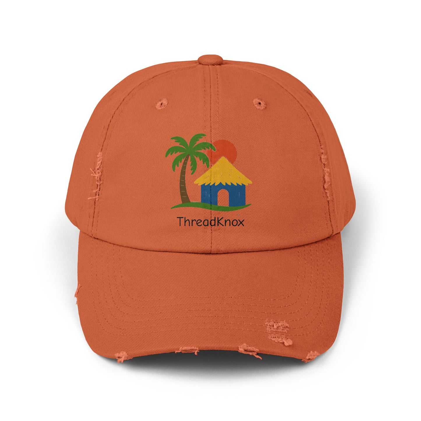 Tropical Vibes Distressed Cap