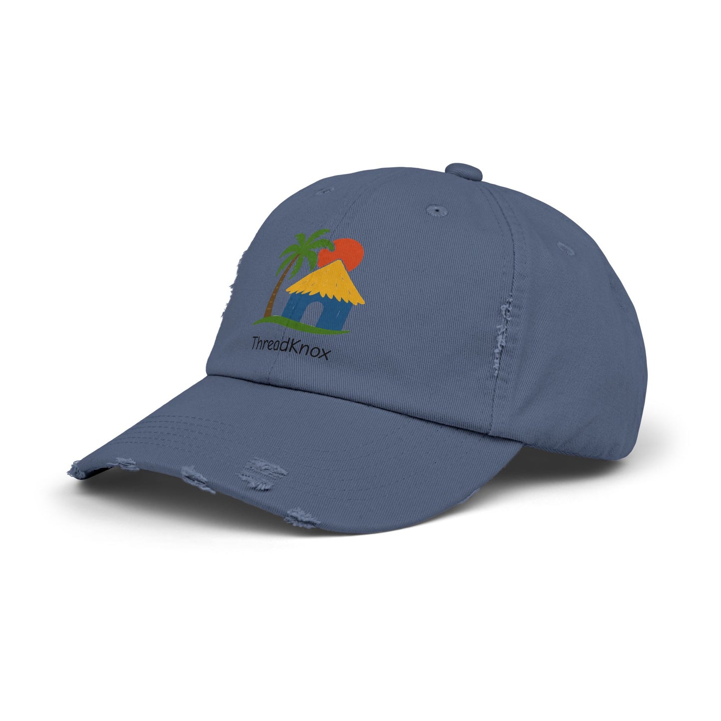 Tropical Vibes Distressed Cap