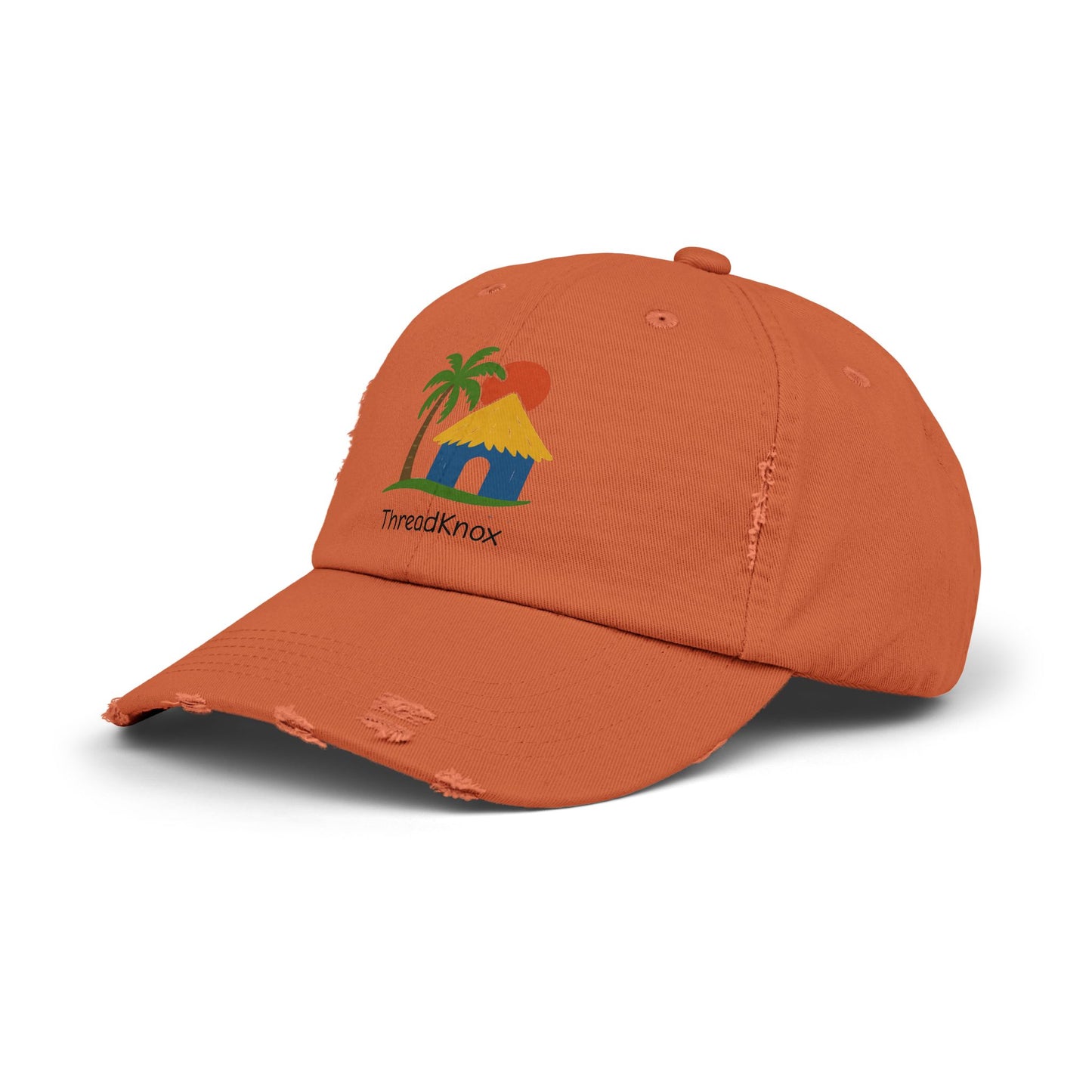 Tropical Vibes Distressed Cap