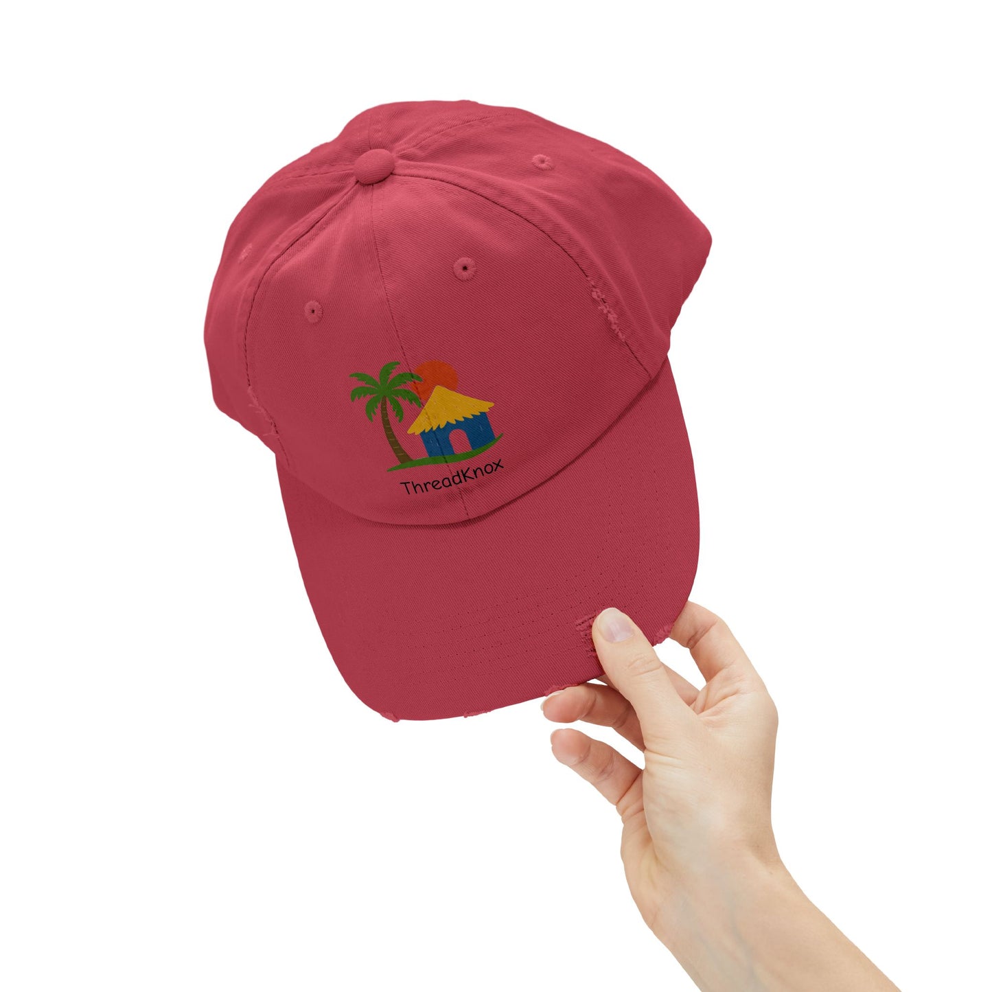 Tropical Vibes Distressed Cap