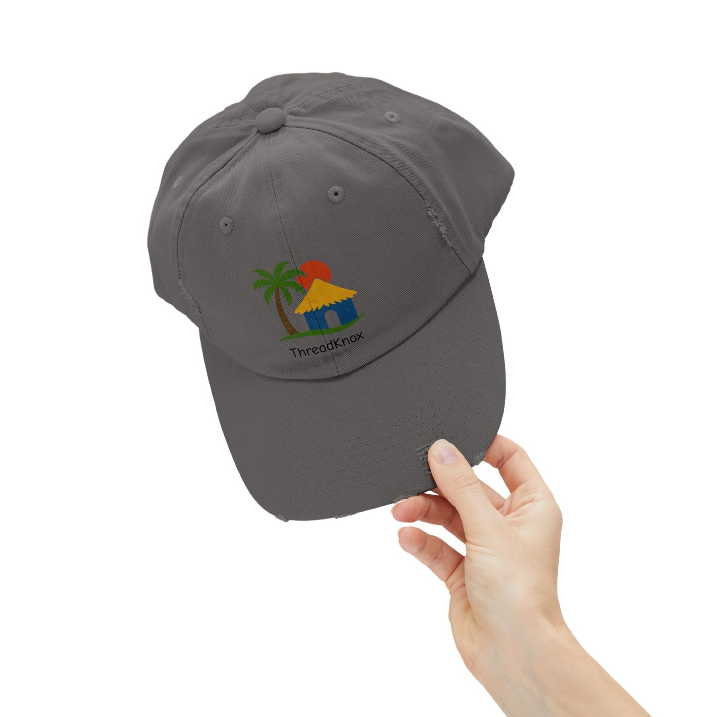 Tropical Vibes Distressed Cap
