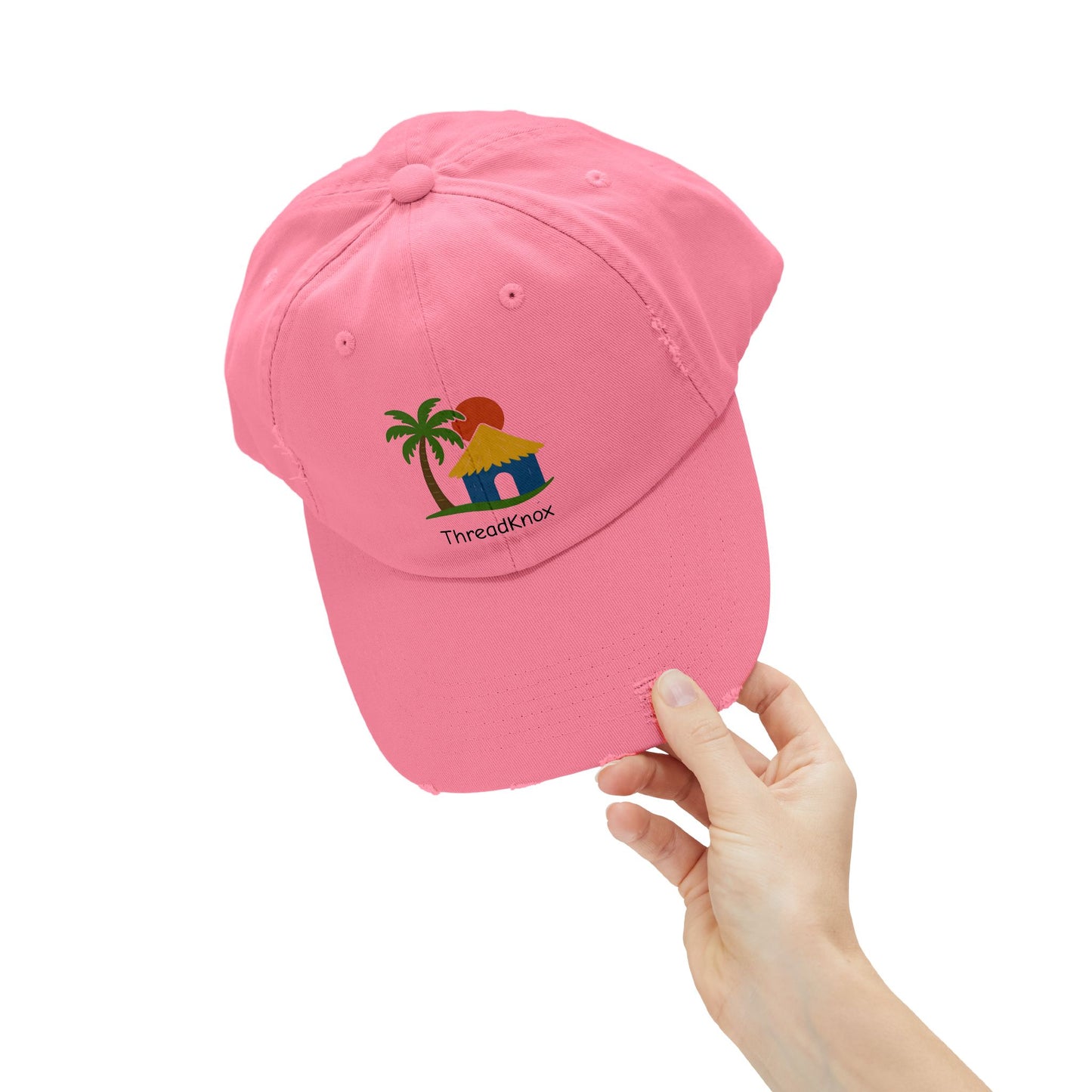Tropical Vibes Distressed Cap