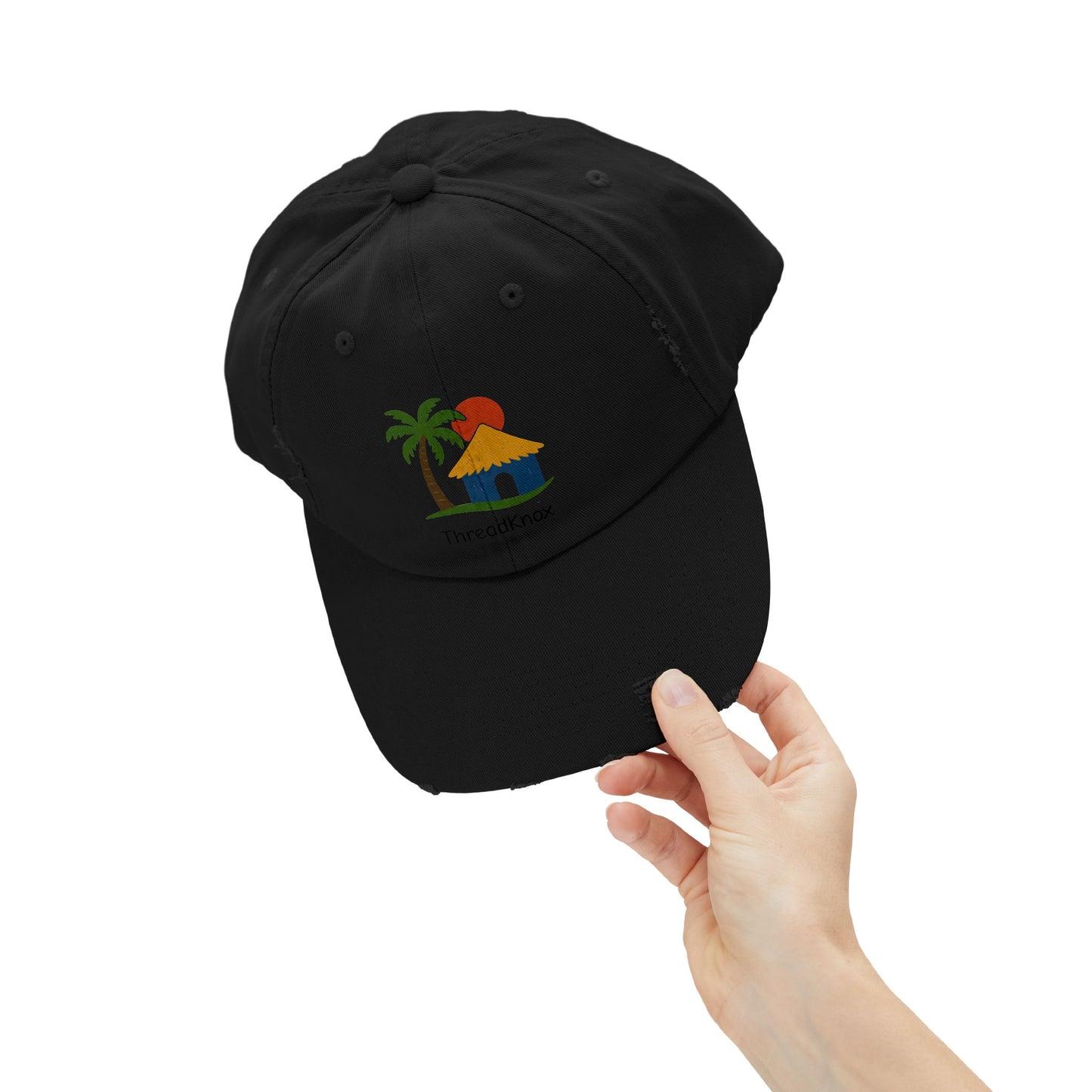 Tropical Vibes Distressed Cap