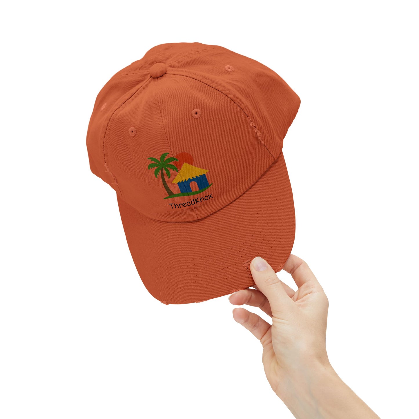 Tropical Vibes Distressed Cap