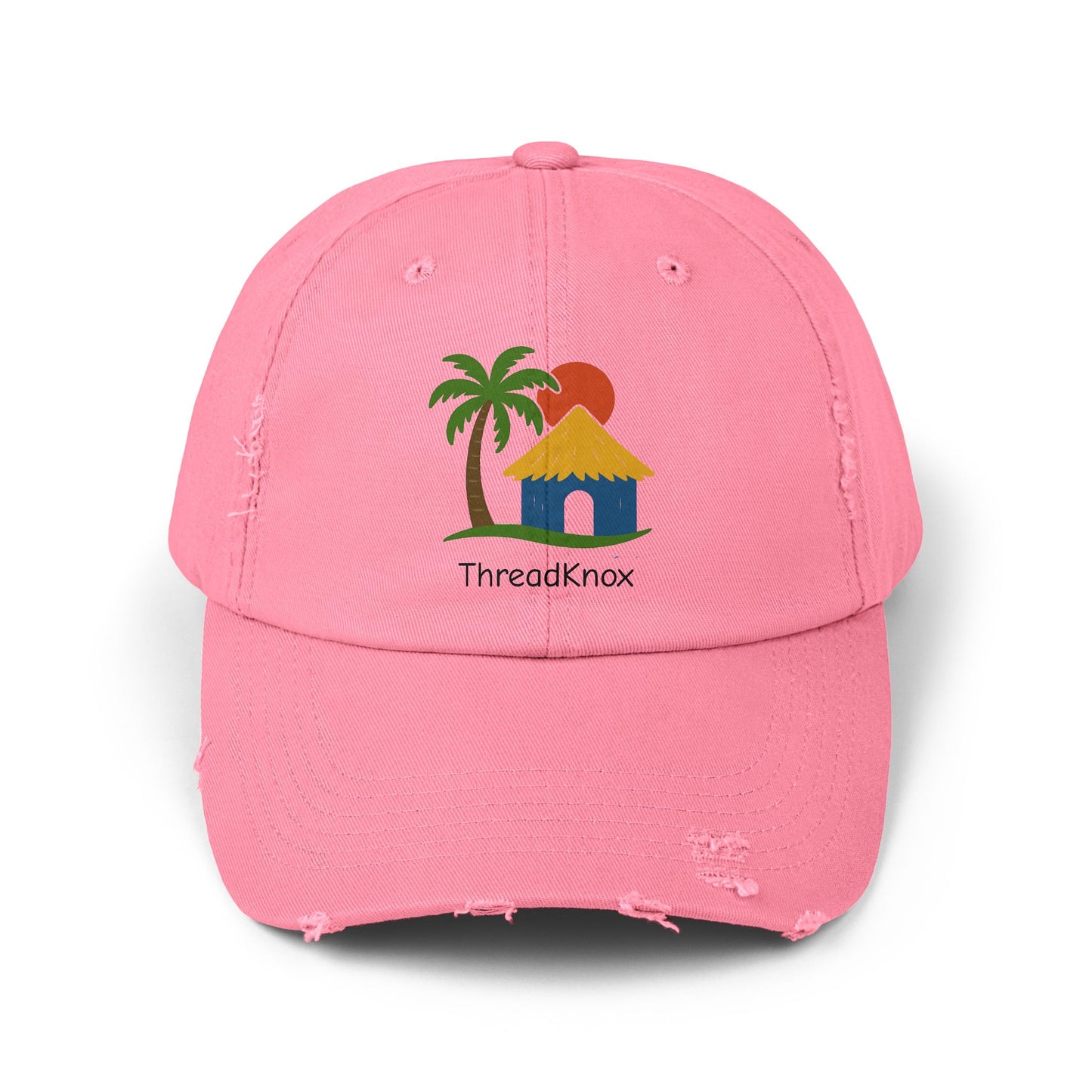 Tropical Vibes Distressed Cap