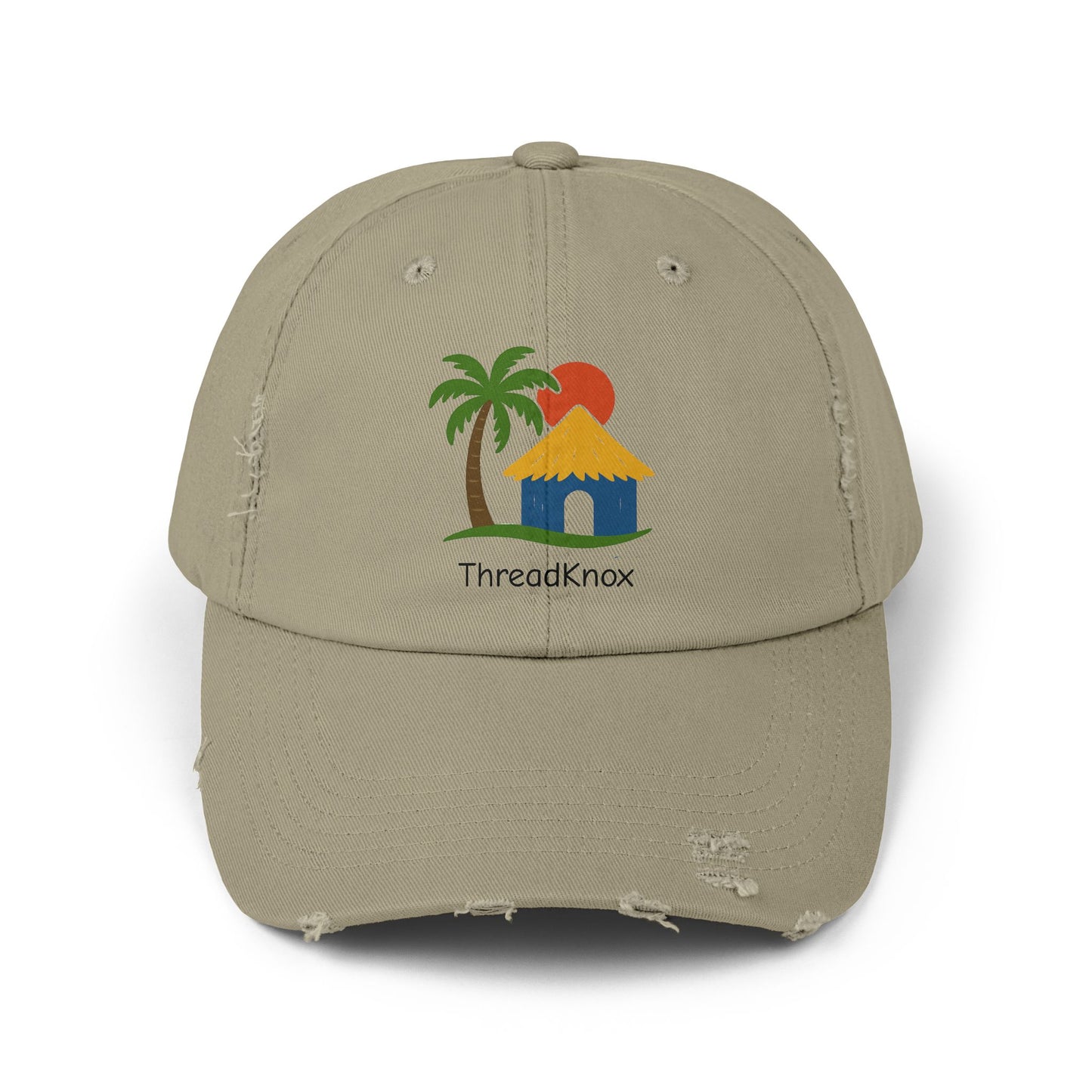 Tropical Vibes Distressed Cap