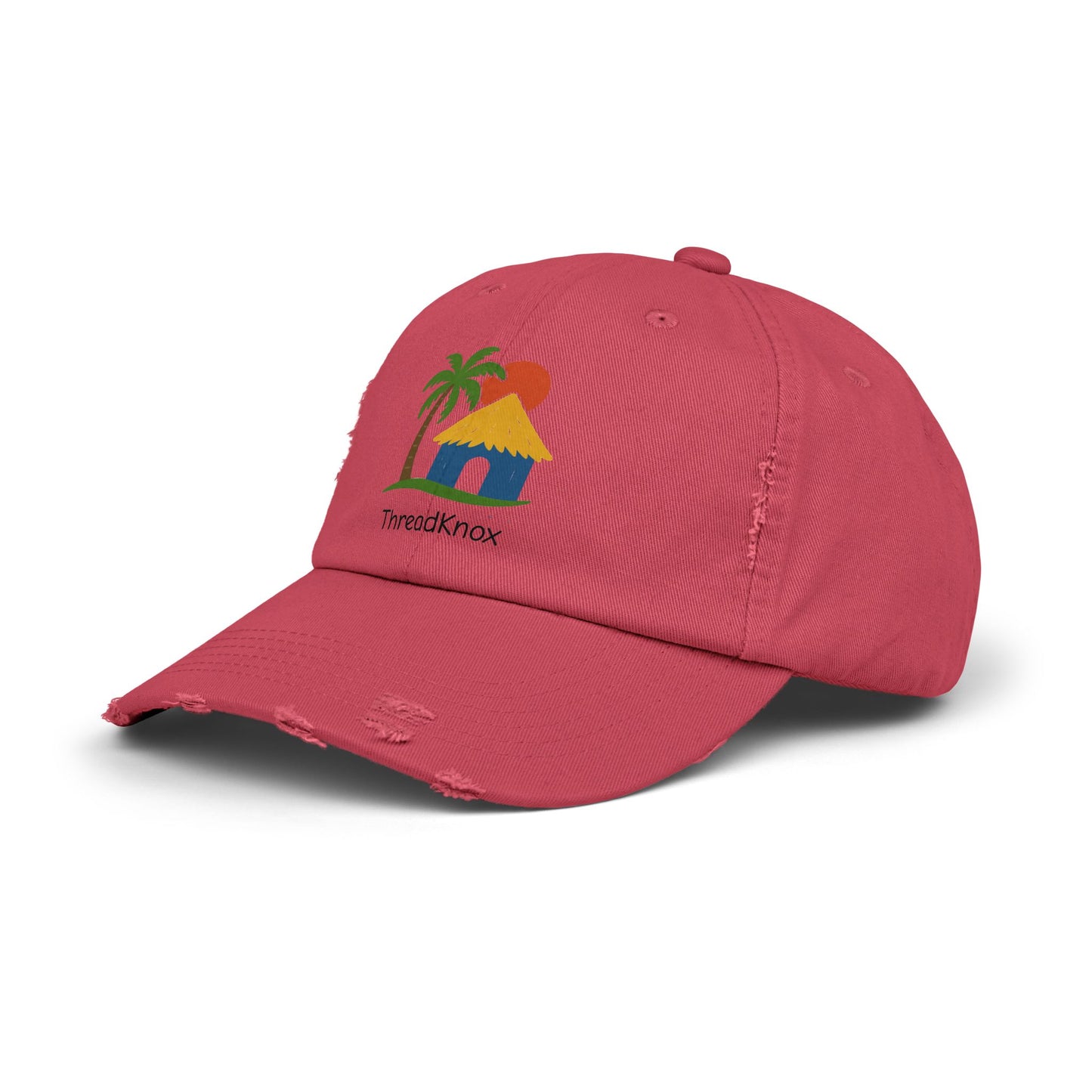 Tropical Vibes Distressed Cap