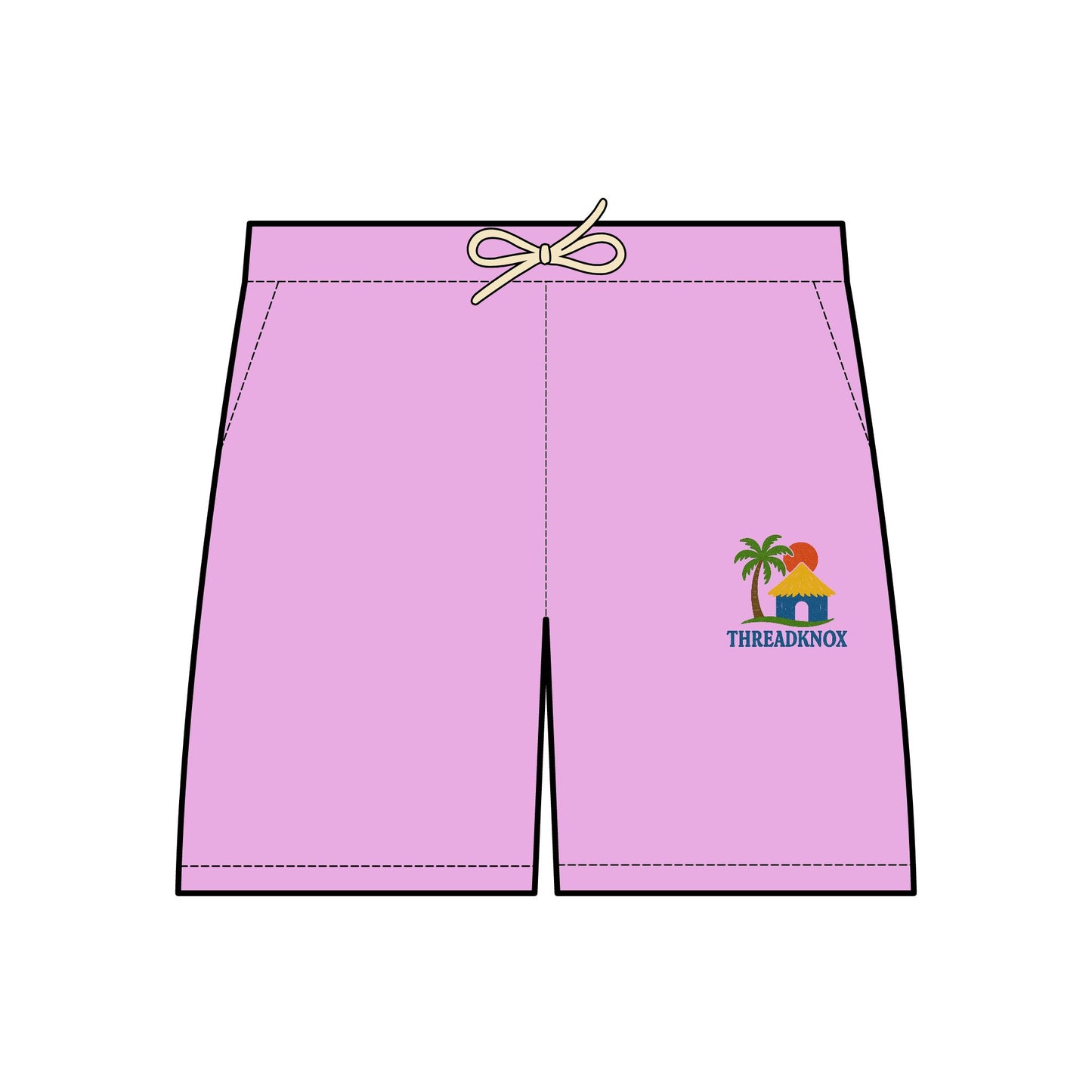 Tropical Vibes Fleece Sweat Shorts