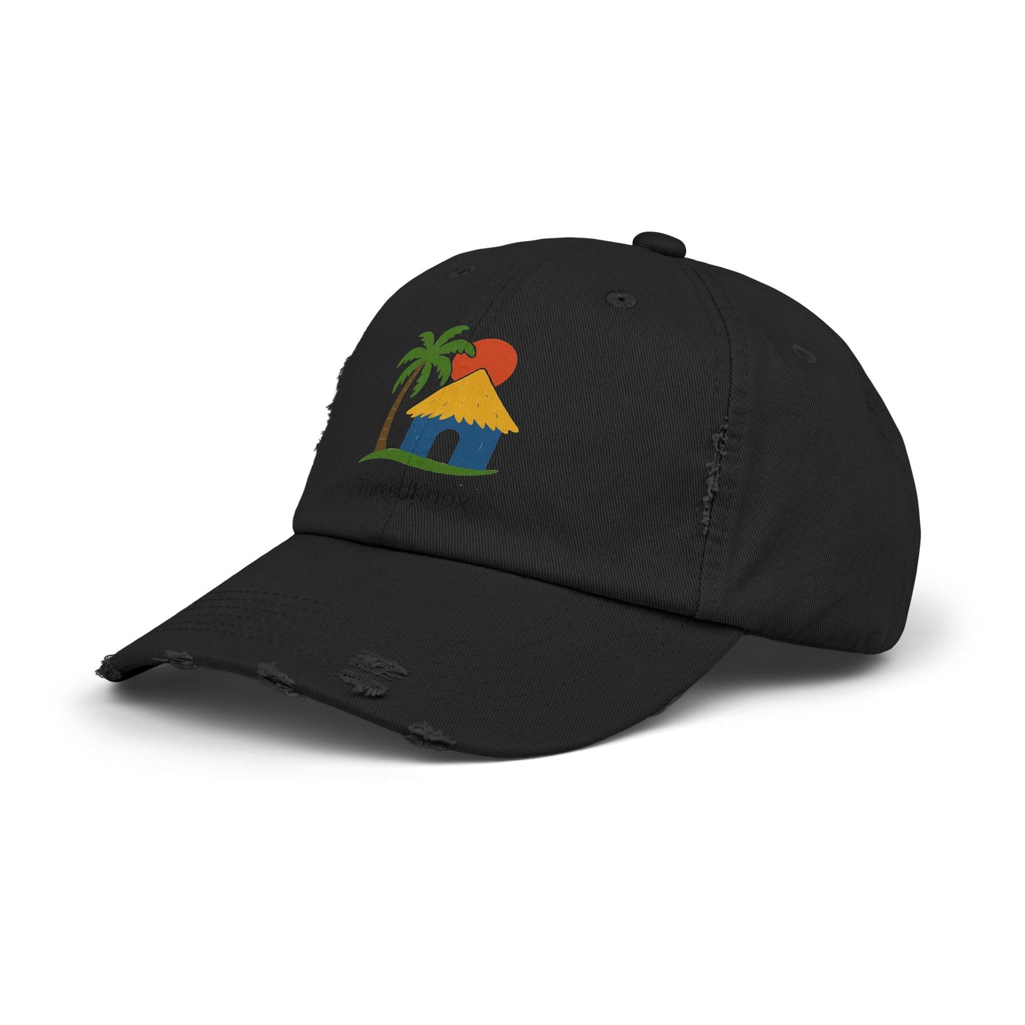 Tropical Vibes Distressed Cap