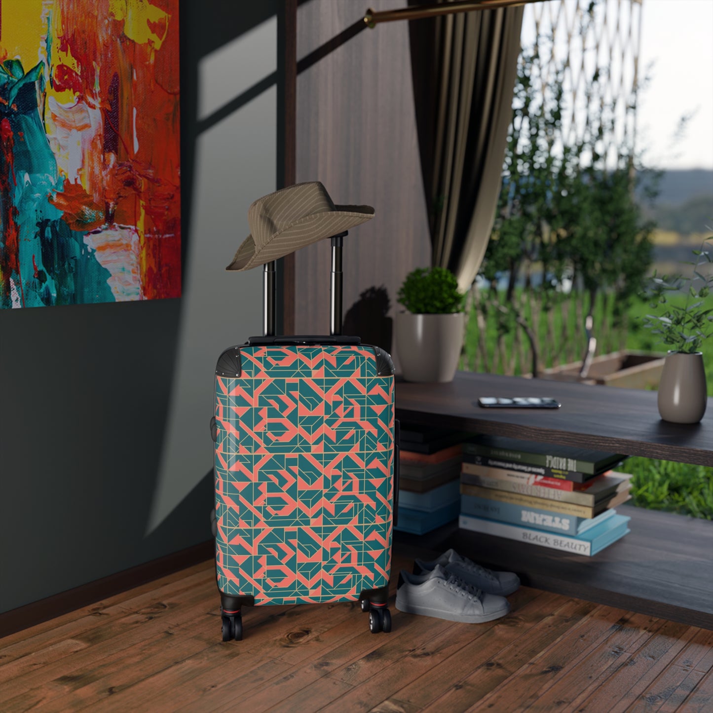 ThreadKnox Retro Suitcase