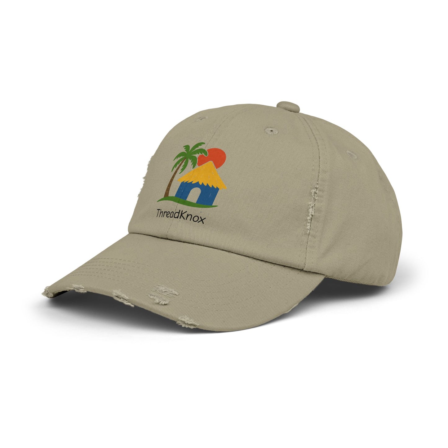 Tropical Vibes Distressed Cap