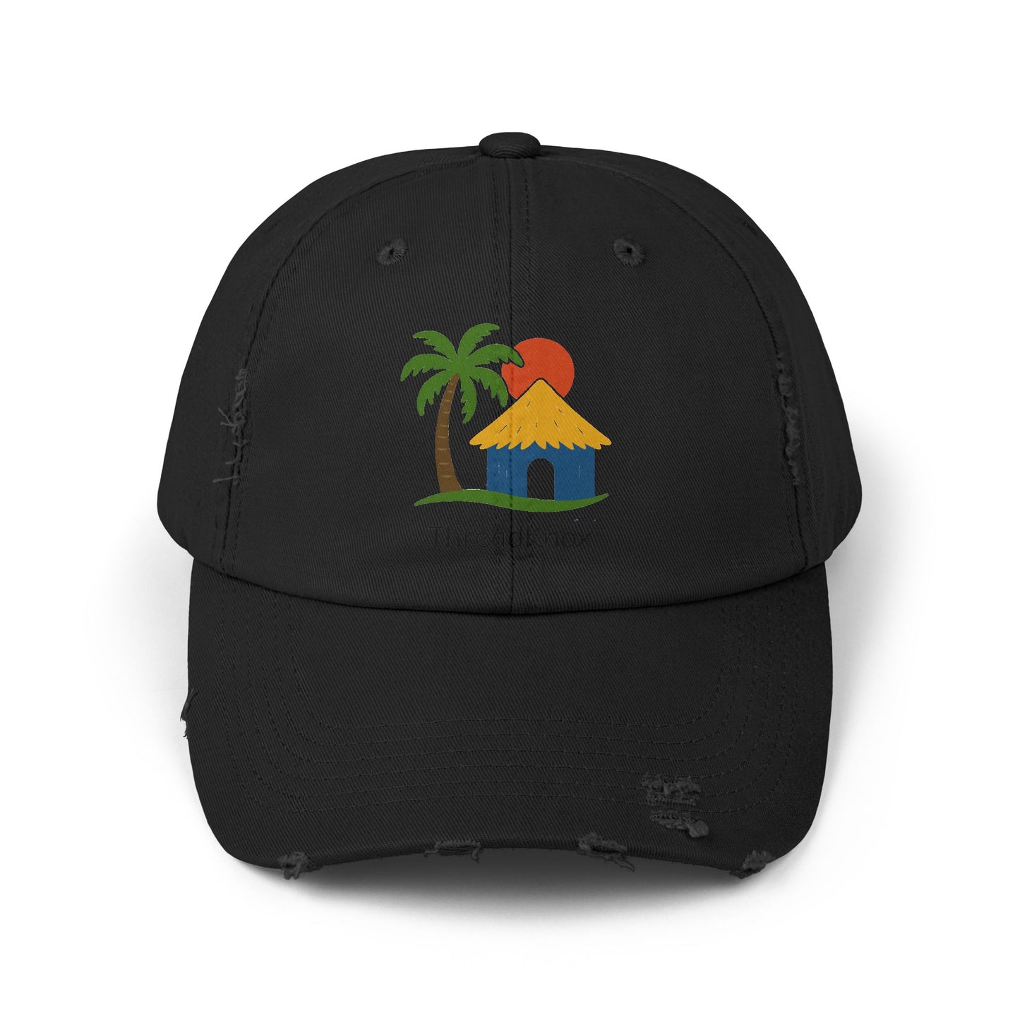 Tropical Vibes Distressed Cap
