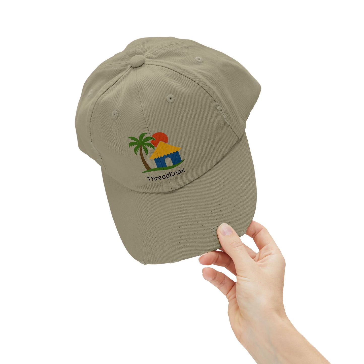 Tropical Vibes Distressed Cap