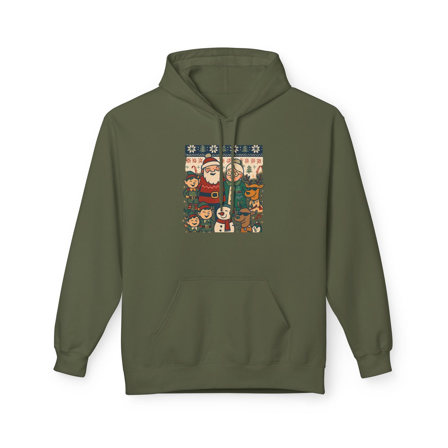 Santa and Friends hoodie | Merry Christmas Tree hoodie