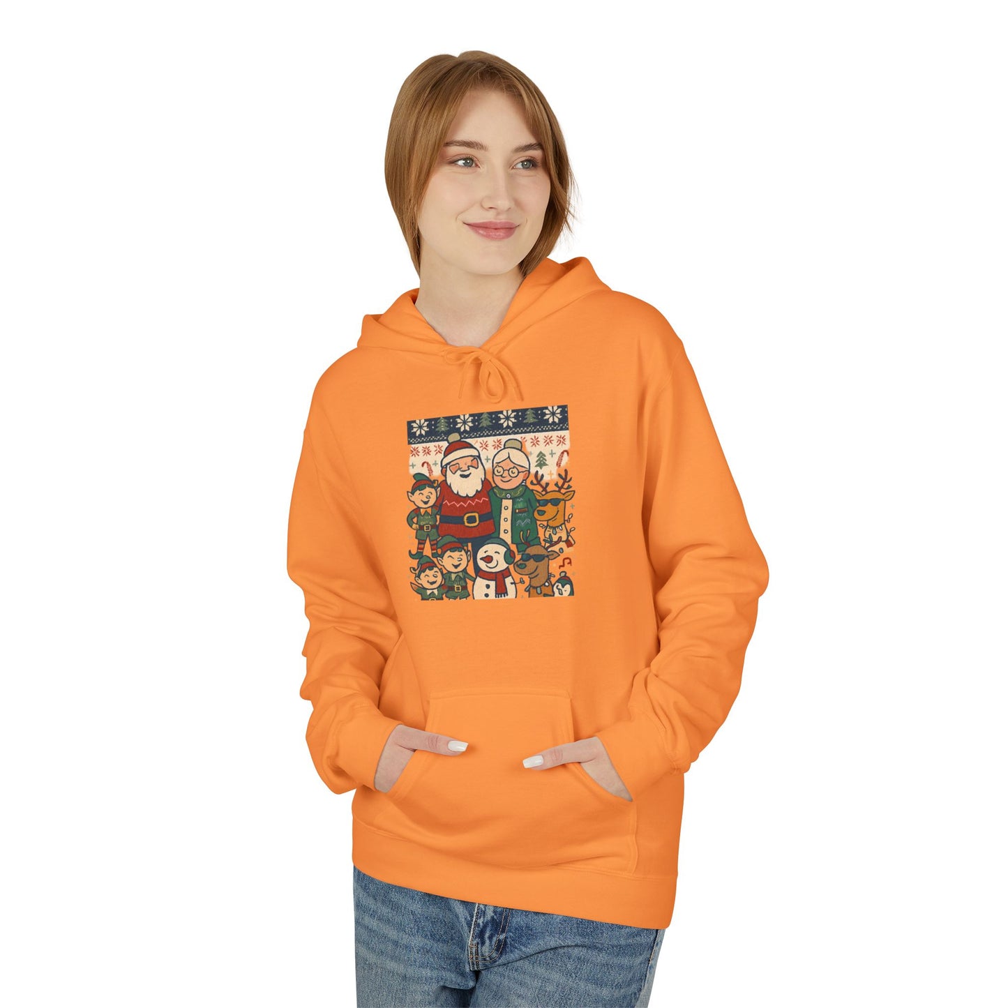 Santa and Friends hoodie | Merry Christmas Tree hoodie