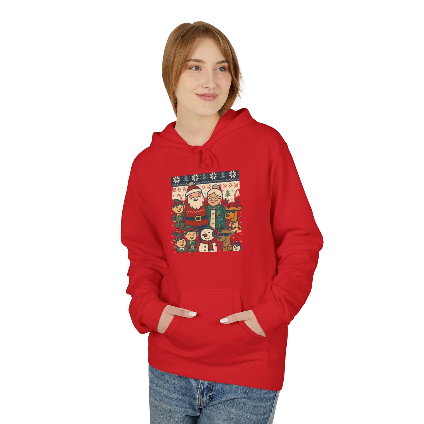 Santa and Friends hoodie | Merry Christmas Tree hoodie
