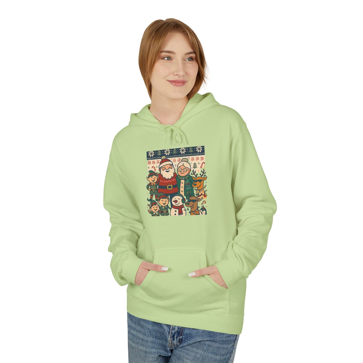 Santa and Friends hoodie | Merry Christmas Tree hoodie