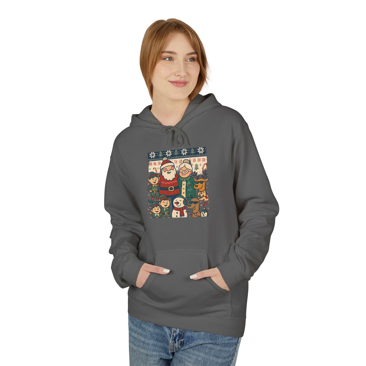 Santa and Friends hoodie | Merry Christmas Tree hoodie