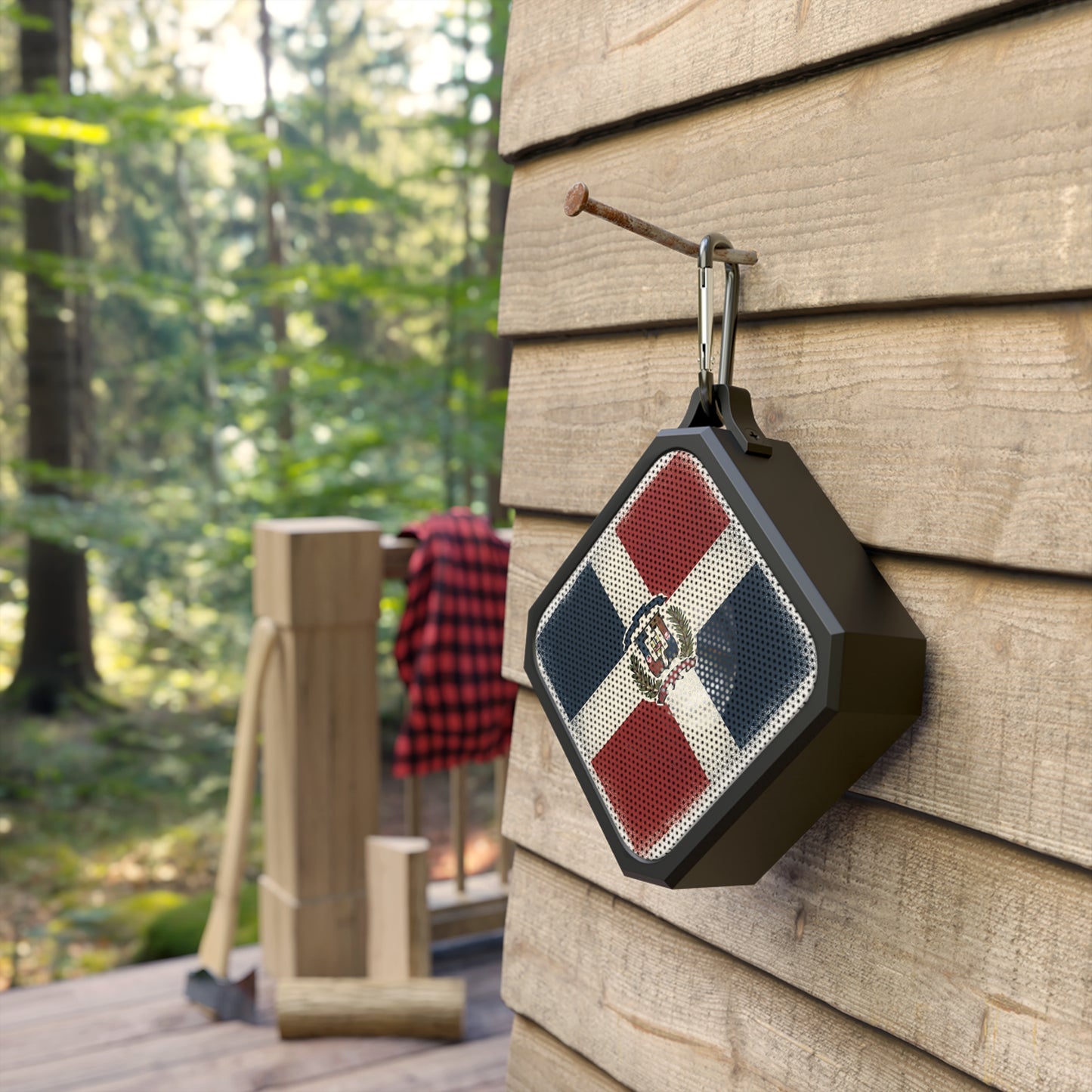 Dominican Republic Flag Bluetooth Speaker | Outdoor Portable Speaker