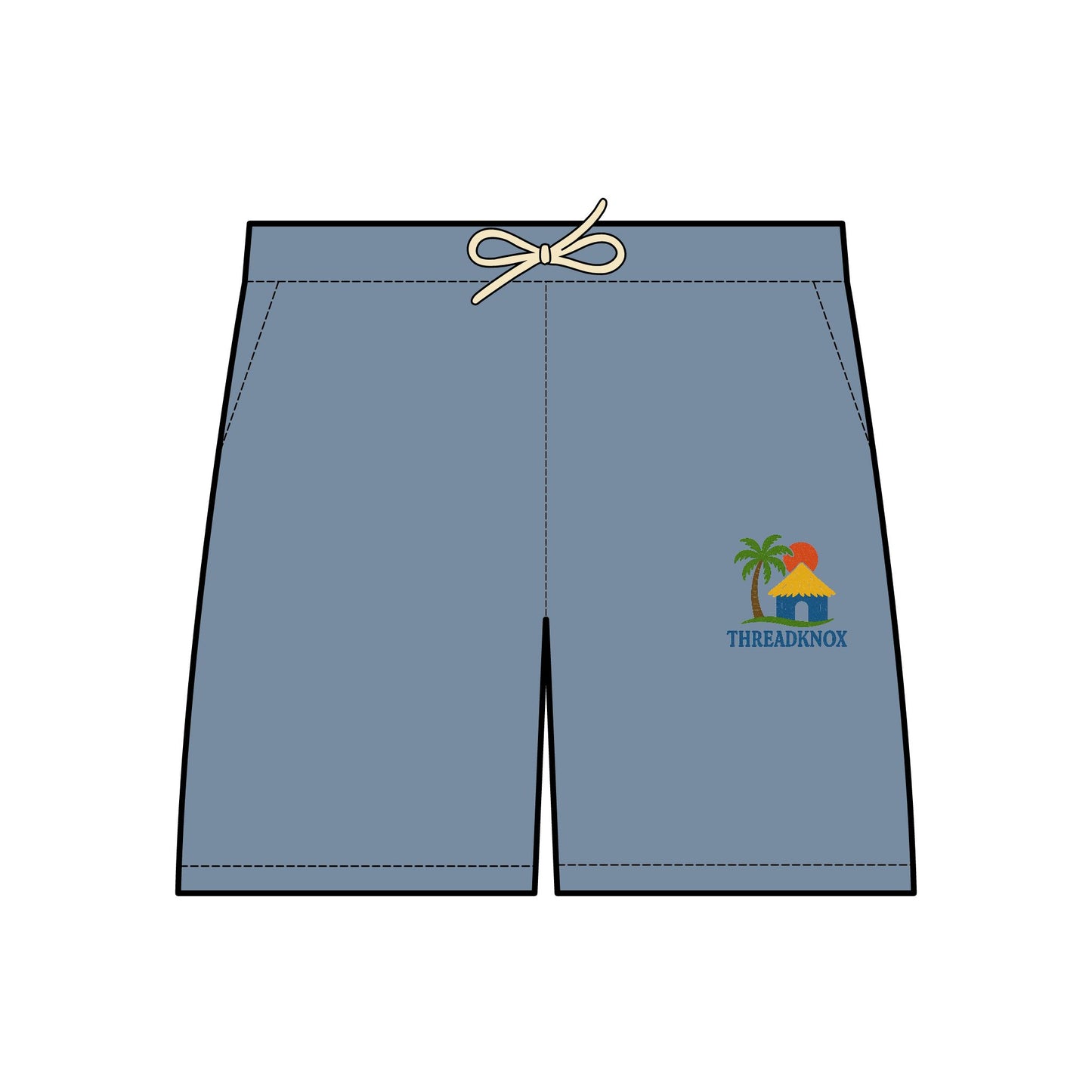 Tropical Vibes Fleece Sweat Shorts