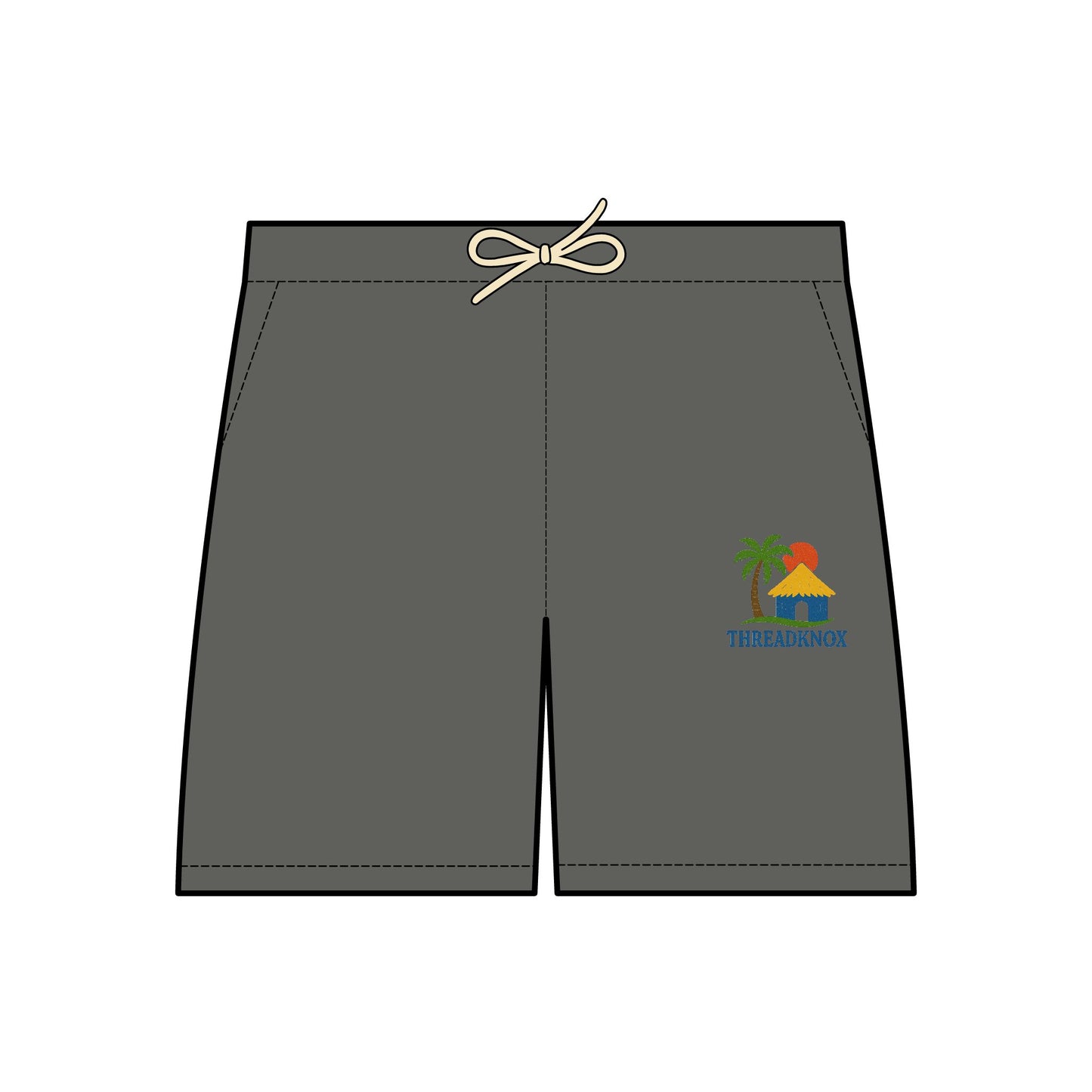 Tropical Vibes Fleece Sweat Shorts