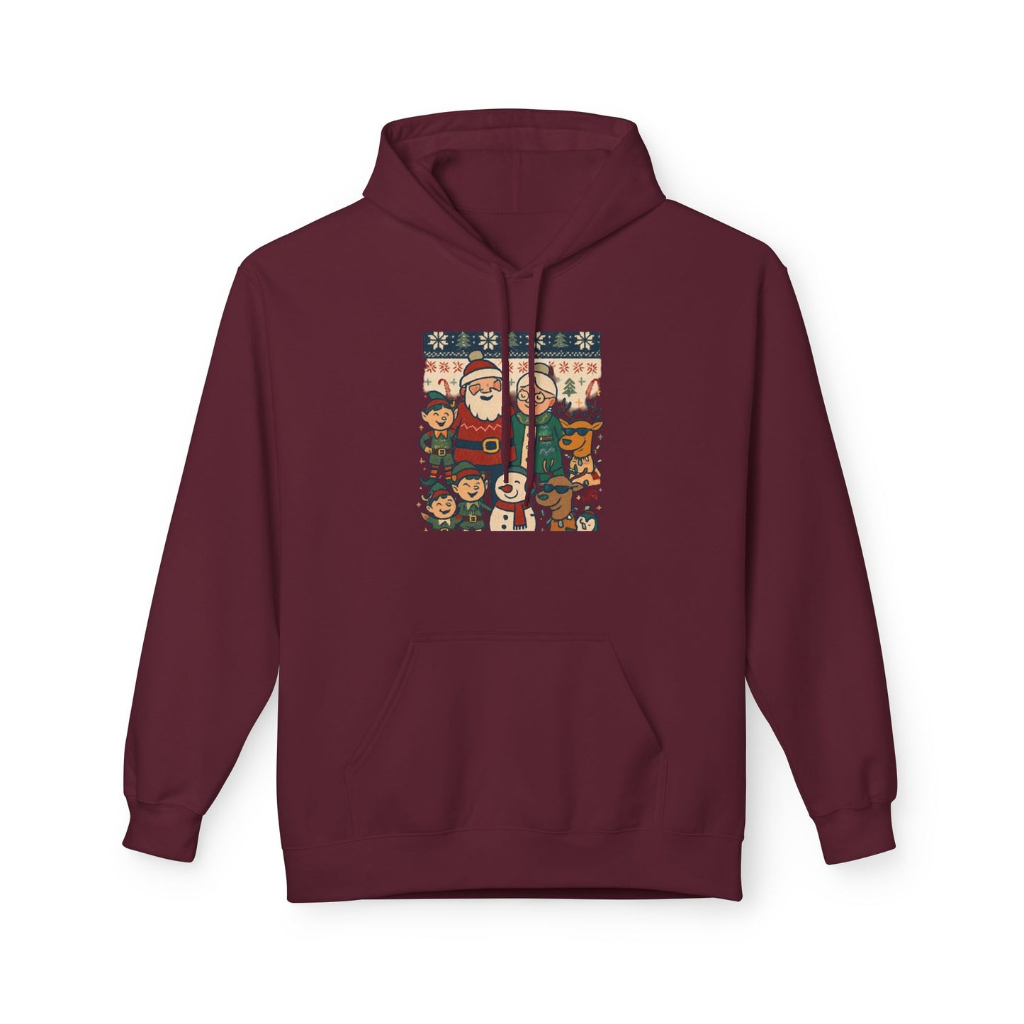 Santa and Friends hoodie | Merry Christmas Tree hoodie