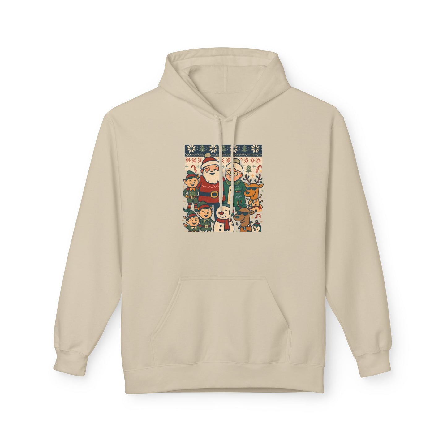 Santa and Friends hoodie | Merry Christmas Tree hoodie