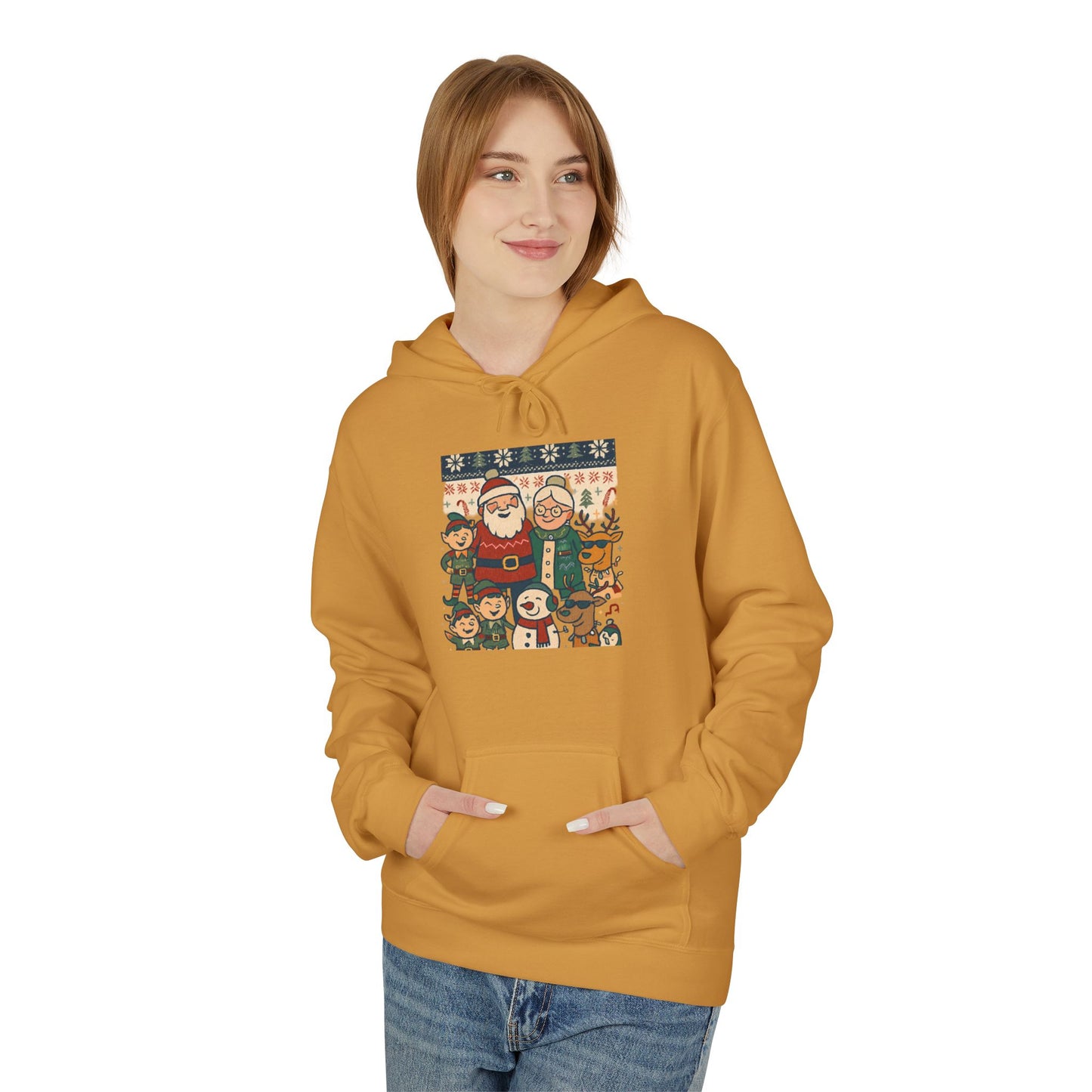 Santa and Friends hoodie | Merry Christmas Tree hoodie